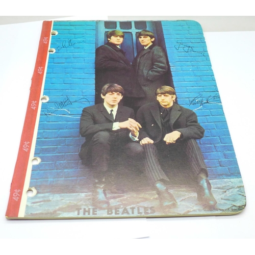 766 - A rare 1960's The Beatles notebook, unused