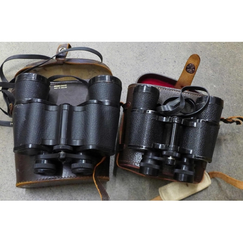 780 - Two pairs of binoculars, Miranda 16x50 and Perl Sport 9x35, cased