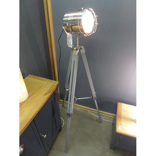 1448 - A lighthouse style tripod lamp, height 140cms (LA00160)   #