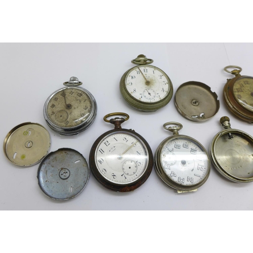 1020 - Pocket watches and parts, a/f