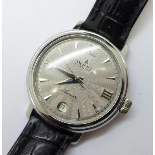 1024 - A Poljot International automatic wristwatch with box and papers