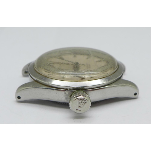 1252 - A Rolex Oyster-Royal stainless steel wristwatch, 6244-920726, 31mm midi-size case