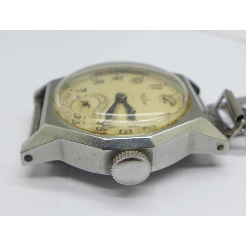 1254 - A Wyler wristwatch with shaped 27mm case