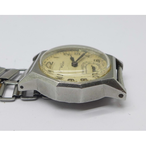 1254 - A Wyler wristwatch with shaped 27mm case