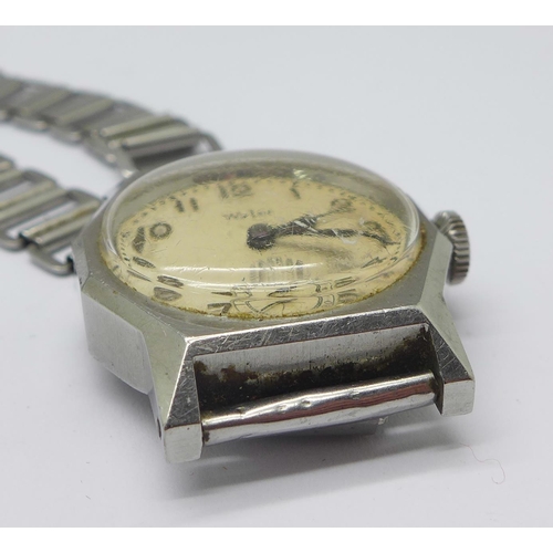 1254 - A Wyler wristwatch with shaped 27mm case