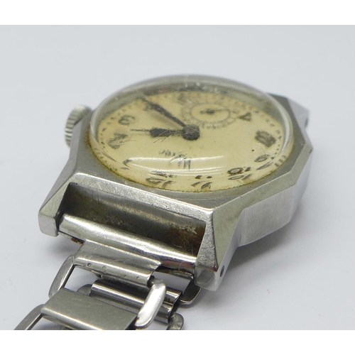 1254 - A Wyler wristwatch with shaped 27mm case