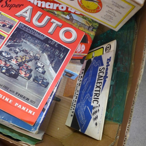 1297 - Three vintage radio controlled cars, Tandy Camaro 49 and Lamborghini and a Ferrari Testarossa, all b... 