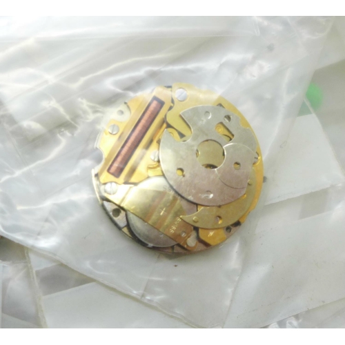 676 - Quartz watch movements including ETA and Miyota