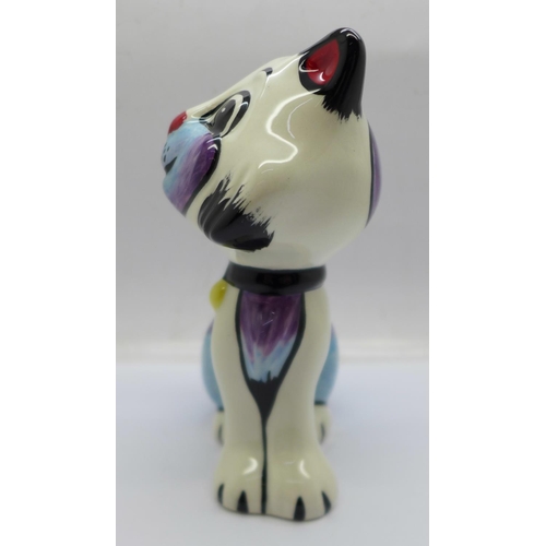 726 - A Lorna Bailey, 'Marvin the Cat' figure, 13cm, signed 'Lorna Bailey' on the base