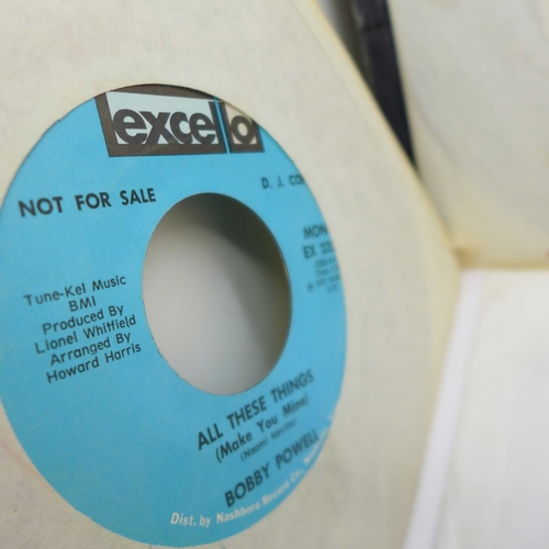 761 - Eleven demo/promo singles including David Essex