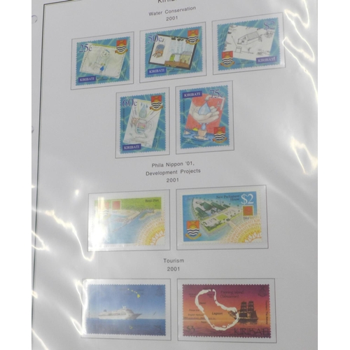 768 - Stamp collection for Kiribati, from Millenium 2000 to 2015, all unmounted mint, in Britannia album p... 