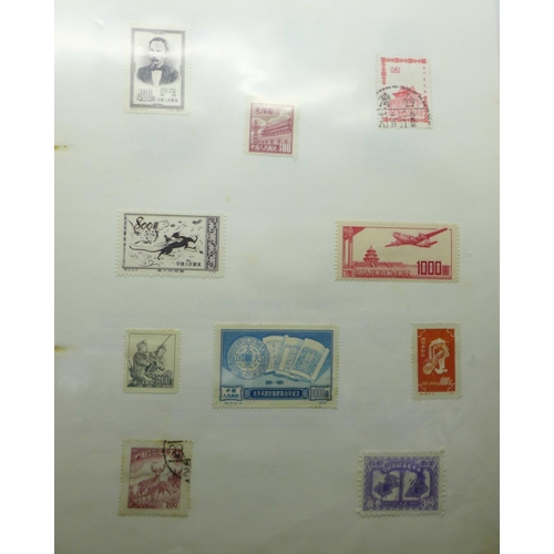 771 - Stamps:- China stamps, postal history, postal stationery, first day covers, etc., in file