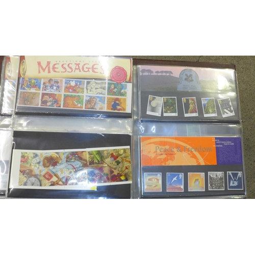 781 - Approximately 140 Royal Mail mint stamp packs