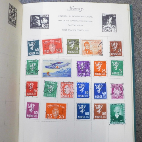 824 - A quantity of stamps in eight albums and one tin