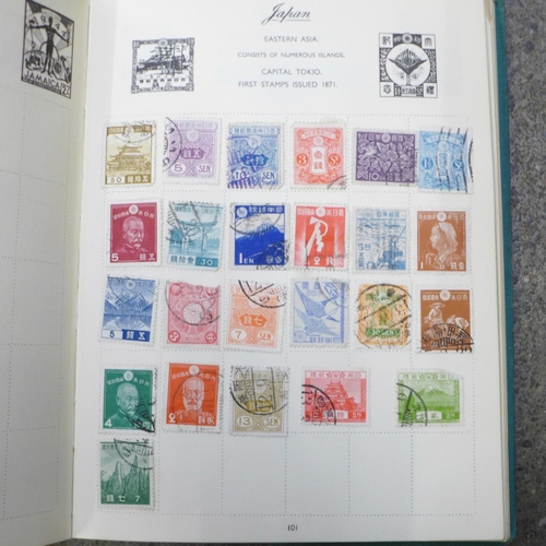 824 - A quantity of stamps in eight albums and one tin