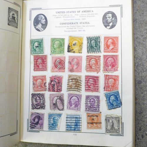 824 - A quantity of stamps in eight albums and one tin