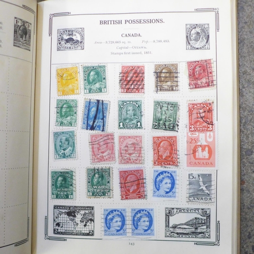 824 - A quantity of stamps in eight albums and one tin