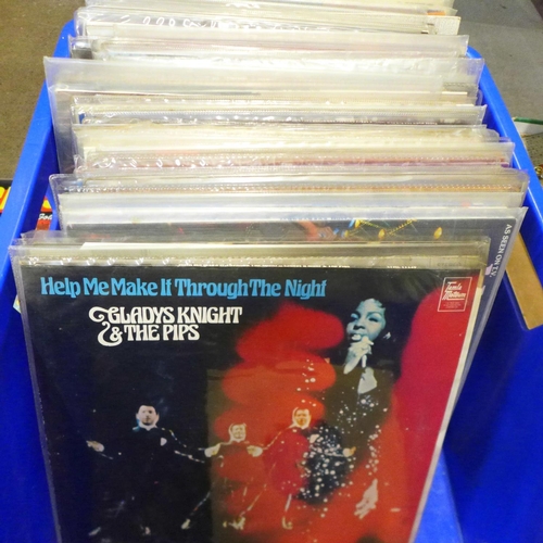 837 - LP records including The Hollies, Elaine Paige, Janis Ian, Lindisfarne, The Shadows, Tremeloes, Walk... 