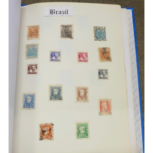 850 - Stamps:- Worldwide collection in two volumes