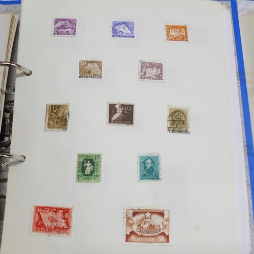 850 - Stamps:- Worldwide collection in two volumes