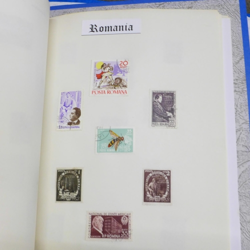 850 - Stamps:- Worldwide collection in two volumes