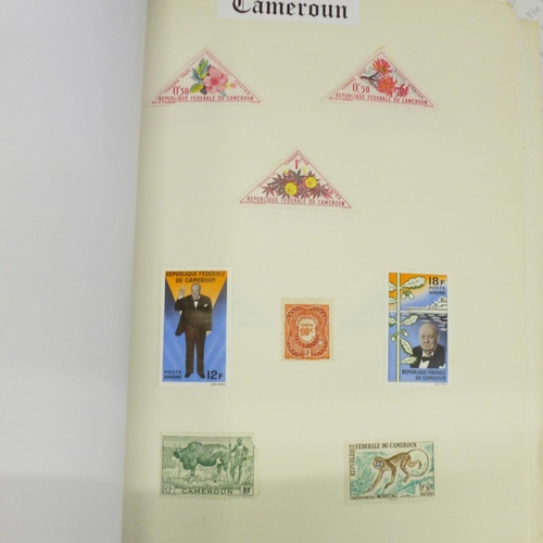 850 - Stamps:- Worldwide collection in two volumes