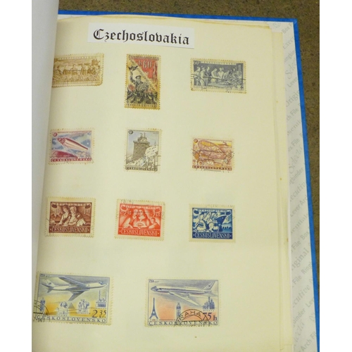 850 - Stamps:- Worldwide collection in two volumes