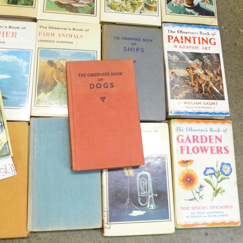 851 - Books:- twenty Observer books, various printings