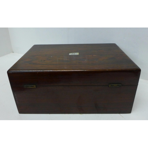 891 - A 19th Century rosewood workbox