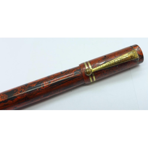 951 - A Kalor Bakelite cased glass nib dip pen