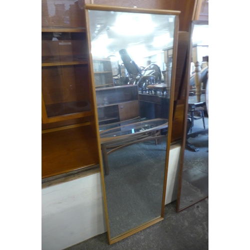 143 - A teak mirror