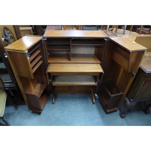 185 - A Matthews teak Home Office cabinet