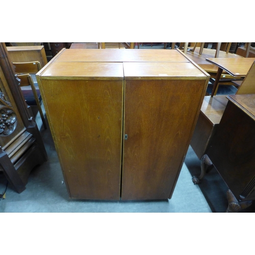 185 - A Matthews teak Home Office cabinet