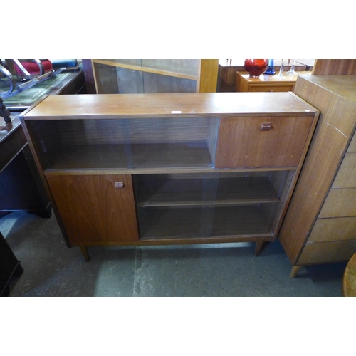 200 - A Nathan teak and glass bookcase