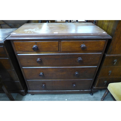 234 - A Victorian mahogany chest of drawers