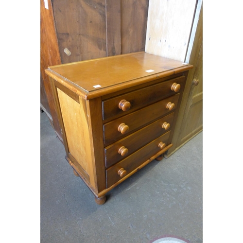 302 - A small pine chest of drawers