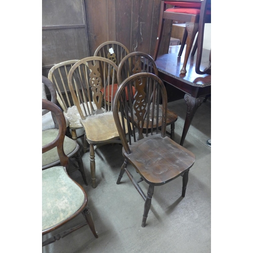 429 - Twelve assorted chairs