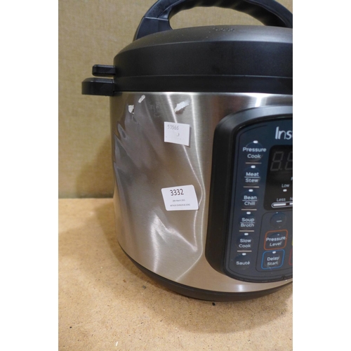 3304 - Instant Pot Duo (9 In 1)- Damaged(217-327) * This lot is subject to VAT