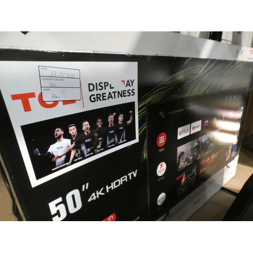 3068 - A TCL 4K HDR Smart 50