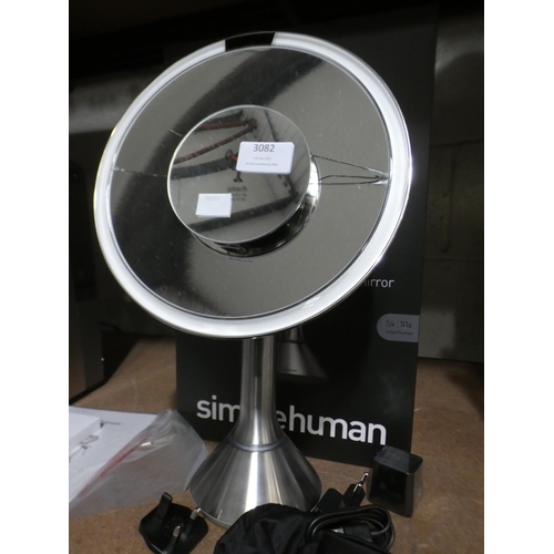 3082 - Simplehuman Sensor Mirror (Cracked Mirror), RRP £99.99 + VAT (219-118) * This lot is subject to VAT