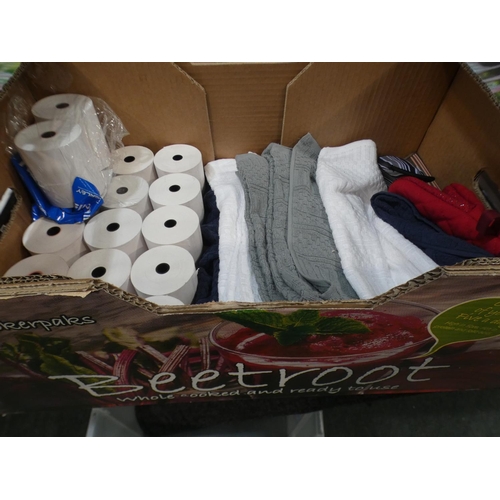 3204 - Thermal Till Rolls and Kitchen Towels  (219-340, 341, 349) * This lot is subject to VAT