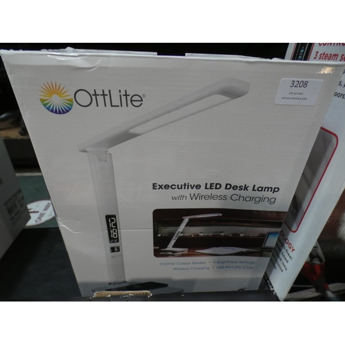 3208 - Ottlite Executive LED Desk Lamp     (219-338) * This lot is subject to VAT