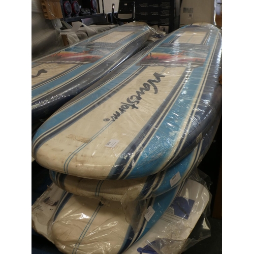 3259 - Wavestorm 8Ft Surfboard, Rrp £112.41 + Vat (4053-6) * This lot is subject to VAT