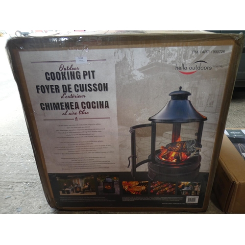 3282 - Outdoor Cooking Pit, Rrp £133.33 + Vat (4053-25) * This lot is subject to VAT