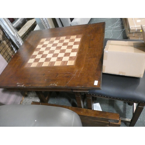 3288 - 5 Piece Solid Wood Square Game Top Table (marked for fixings required), RRP £219.99 + VAT (219-236) ... 