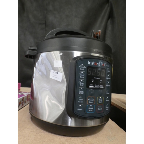 3304 - Instant Pot Duo (9 In 1)- Damaged(217-327) * This lot is subject to VAT