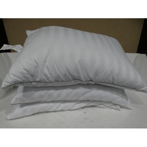 3347 - Three Hotel Grand Down Roll Jumbo Pillows (219-189, 190) * This lot is subject to VAT