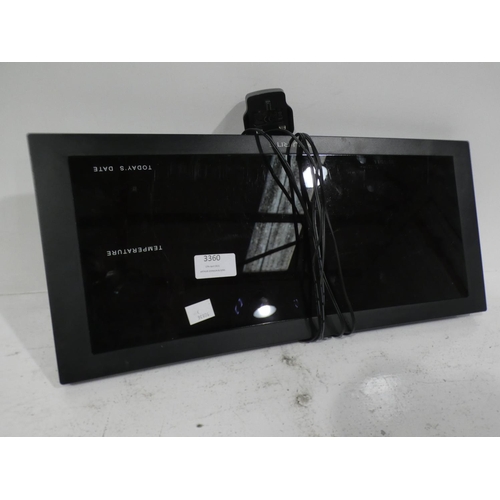 3360 - 18 Digital LED Clock & Temperature (219-153) * This lot is subject to VAT