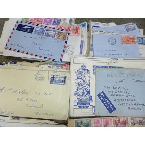 689 - World postal history; an accumulation of all period world postal history including (a few) Great Bri... 