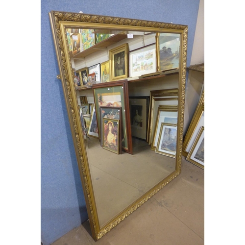 427 - A large gilt framed mirror